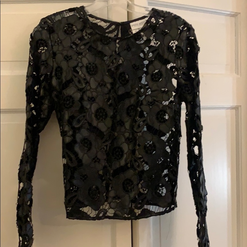 Vegan Leather Top